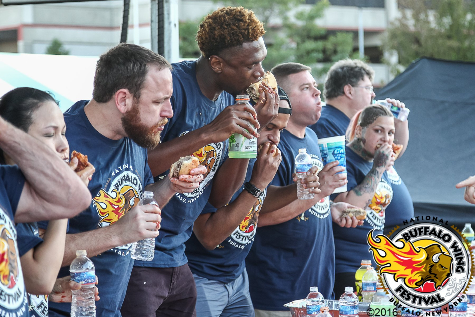 Pitco Wing Festival_eating contest